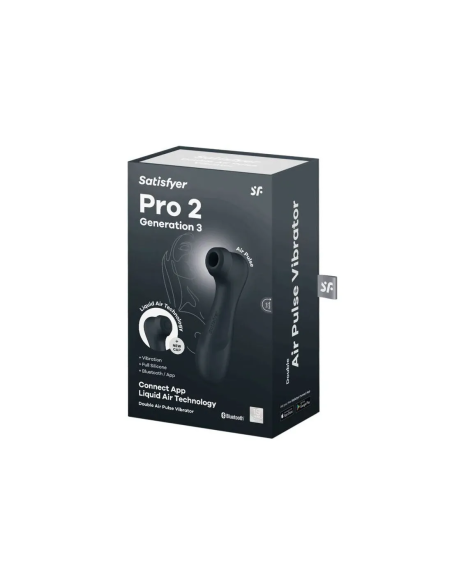 SATISFYER - PRO 2 GENERACIÓN 3 BLACK BLUETOOTH & APP
