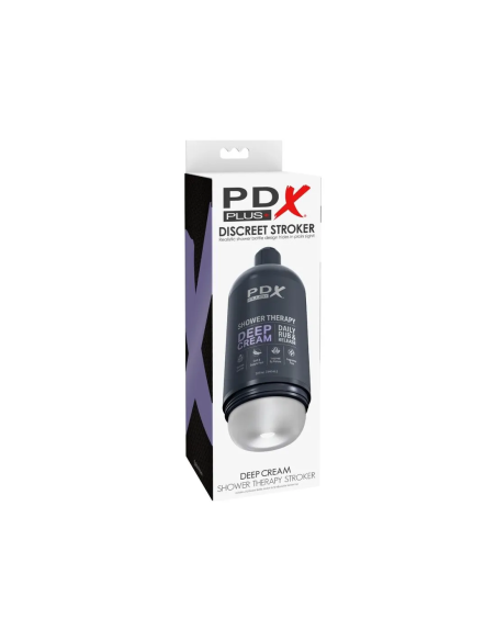 PDX PLUS - STROKER MASTURBATOR DISCREET DEEP CREAM SHAMPOO BOTTLE DESIGN