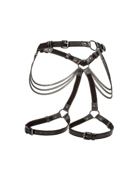 CALEXOTICS - EUPHORIA PLUS SIZE MULTI CHAIN THIGH HARNESS