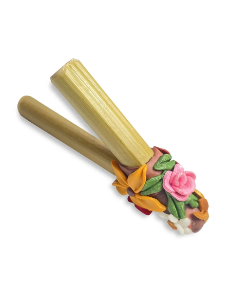 Bamboo Kuripe – Flower Power