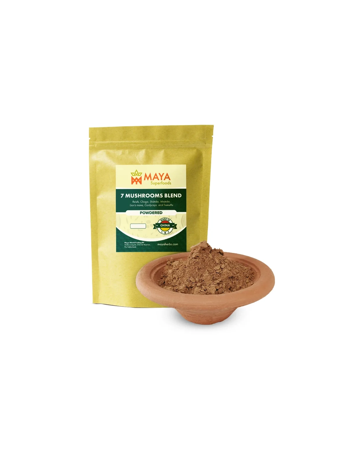 7 Mushrooms Mix – Reishi, Chaga, Shiitake, Maitake, Lion’s mane, Cordyceps  and Tremella