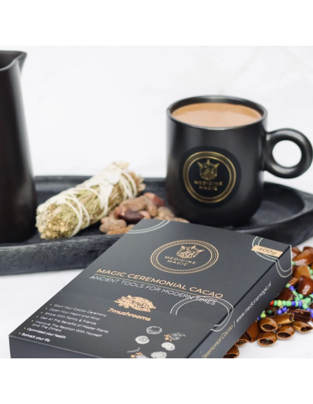 Medicine Magic Organic Ceremonial Cacao – 7 Mushrooms – From Colombia