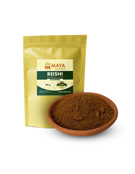 Reishi (Ganoderma Lucidum) – Powdered Ling Zhi Mushroom from China, 100 grams