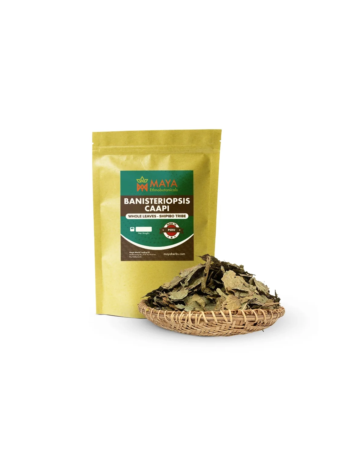 Whole Caapi Leaves (Banisteriopsis Caapi) – Cielo Leaves, Shipibo Tribe from Peru