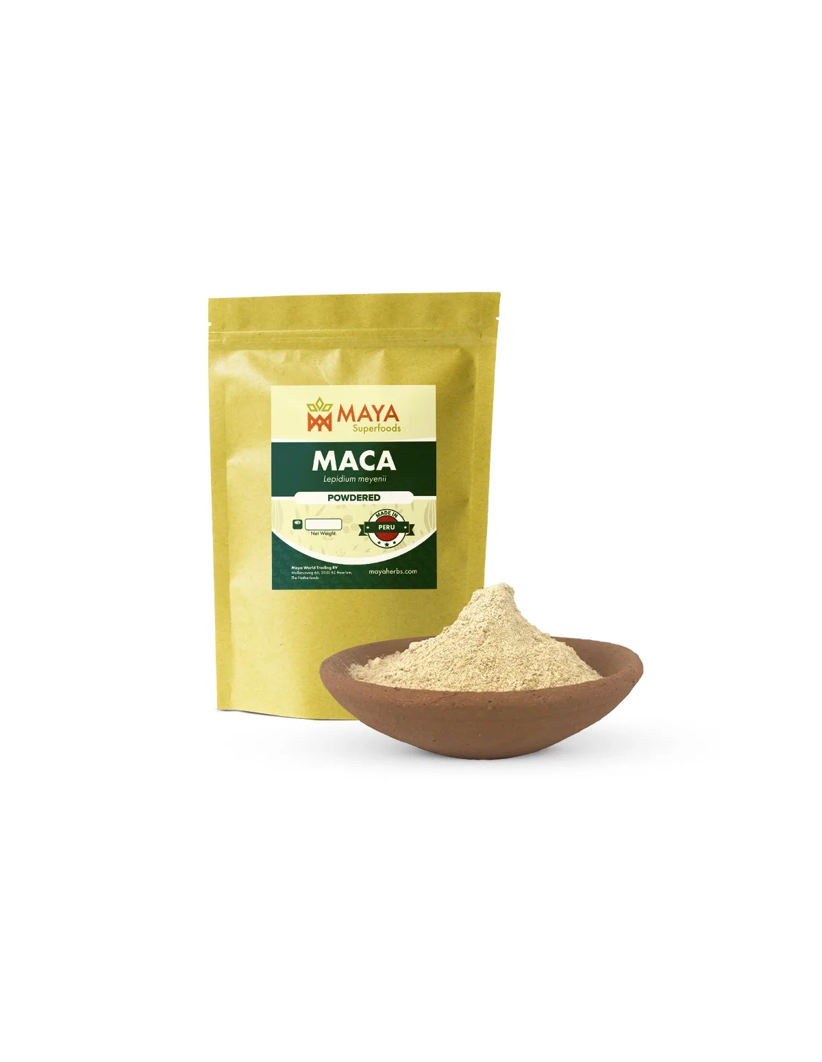 Maca (Lepidium Meyenii) – Powdered Root from Peru – 100 grams