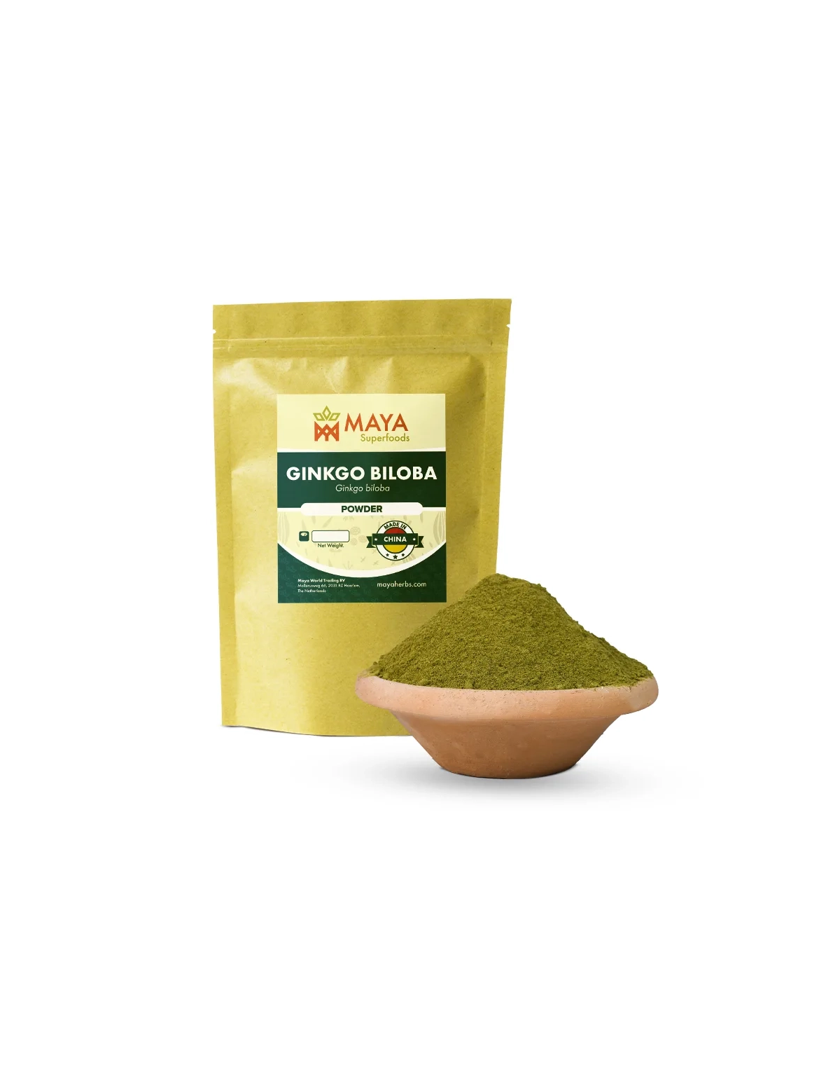 Ginkgo Biloba (Ginkgoaceae) Powder – 100 gr