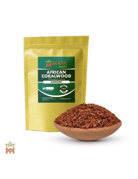 African Coralwood from Gabon - Shredded Wood, Pterocarpus soyauxii