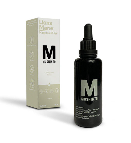 Mushinto Lion's Mane Tincture / extrait - 2 Mushinto Lion's Mane Tincture / extrait - 2