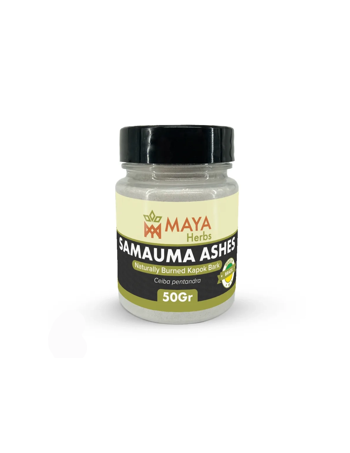 Samauma Ashes – Naturally Burned Kapok (Ceiba pentandra) Bark from Brazil, 50g