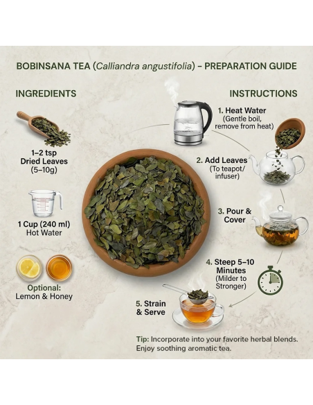 Bobinsana Tee (Calliandra Angustifolia) – Ganze Blätter aus Peru