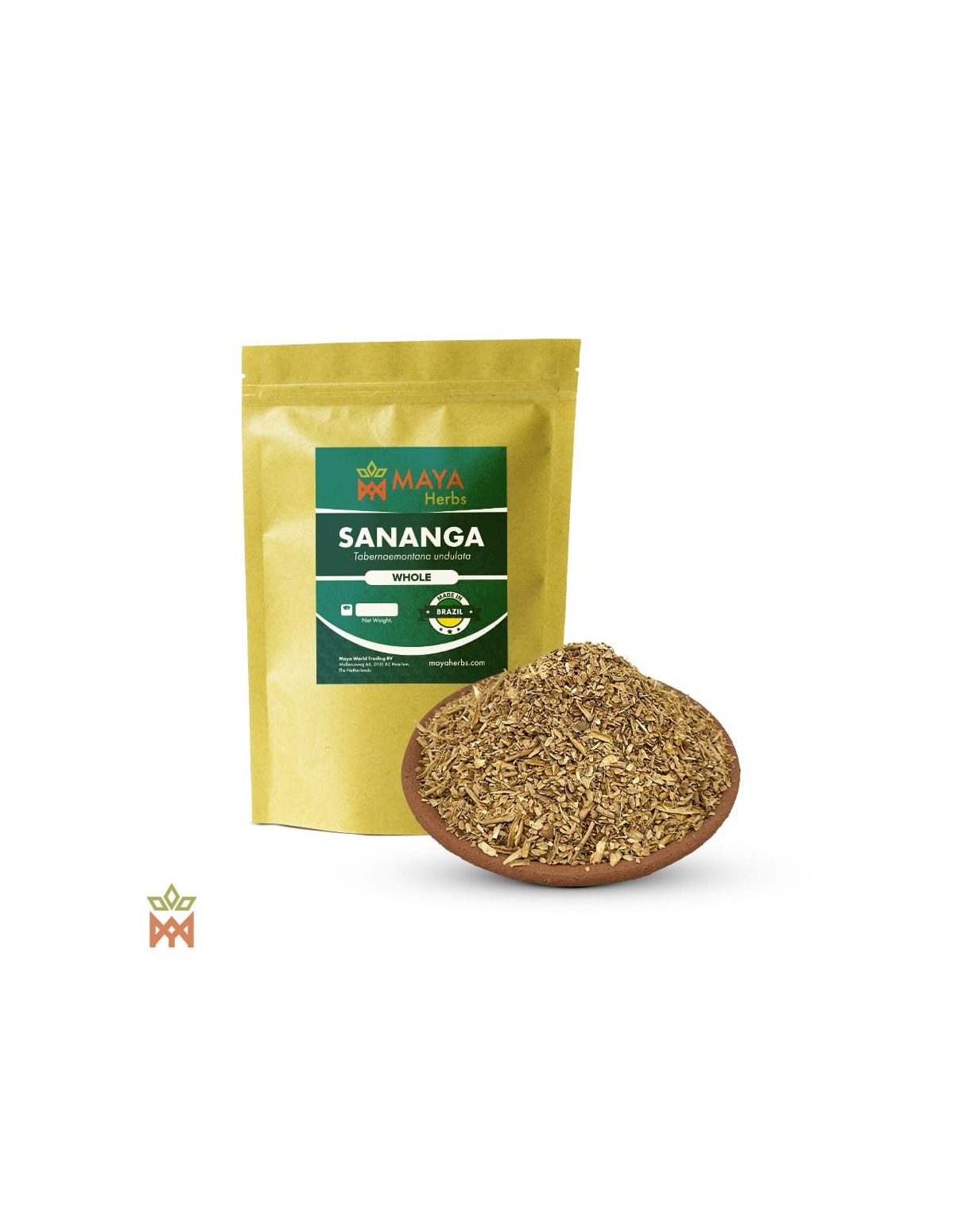 Sananga Katukina du Brésil - Écorce de racine effilochée, Tabernaemontana undulata