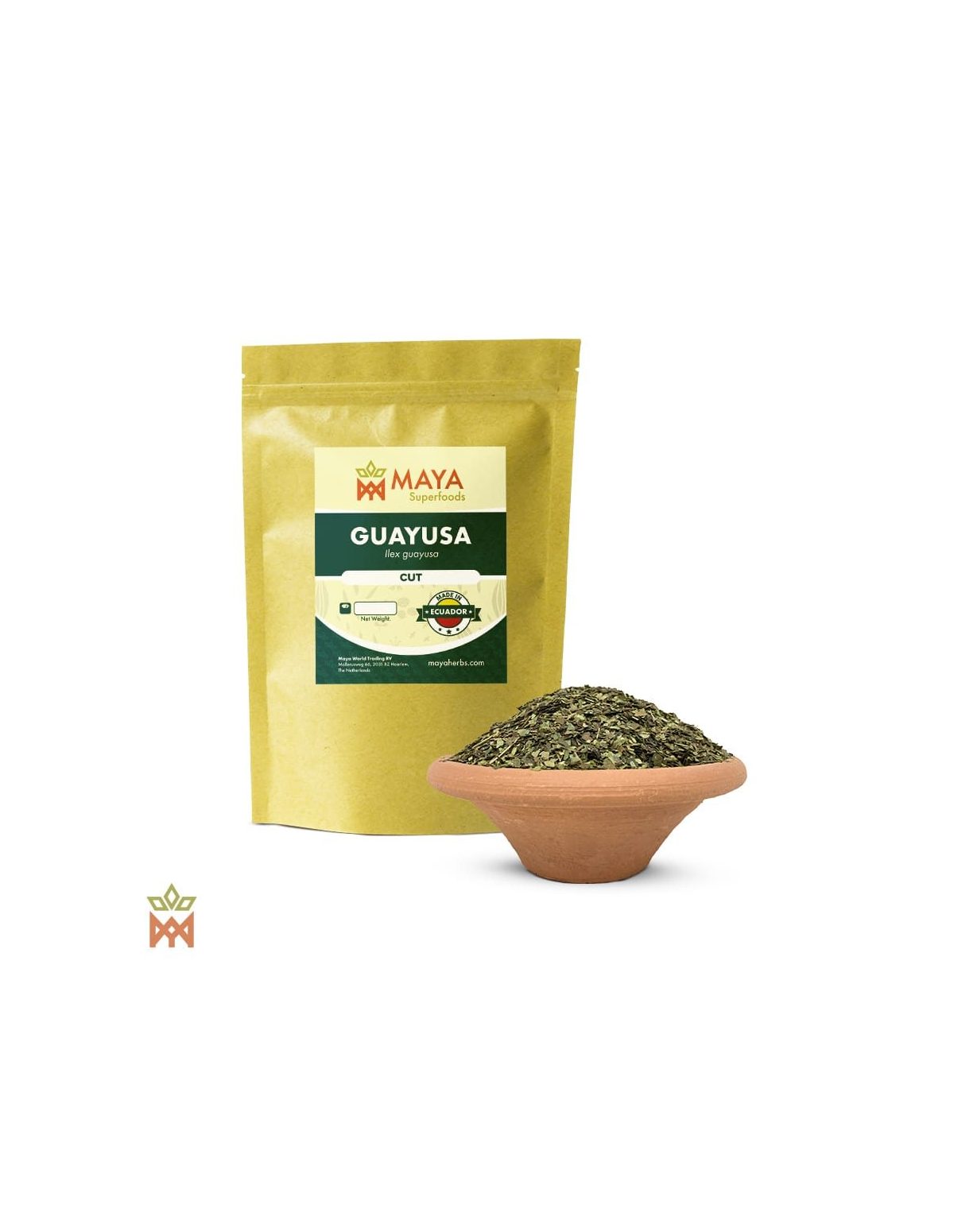 Ecuadorian Guayusa - Finely Cut Leaves, Ilex guayusa