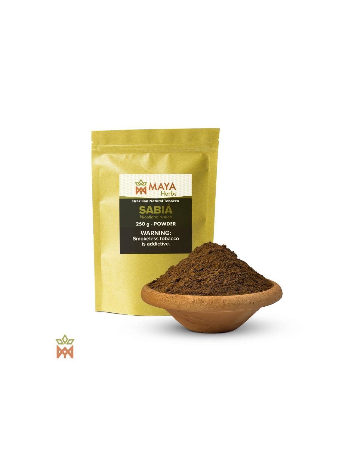 Brazilian Sabiá Mapacho - Fine Leaf Powder, Nicotiana rustica