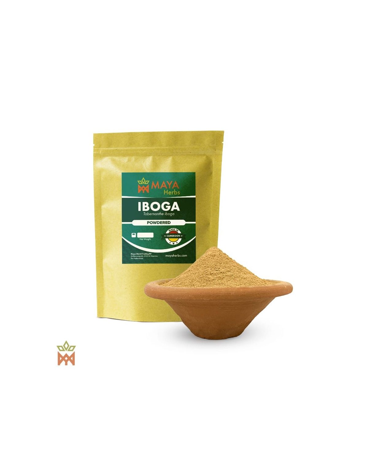 Iboga from Gabon - Finely Powdered Root, Tabernanthe iboga