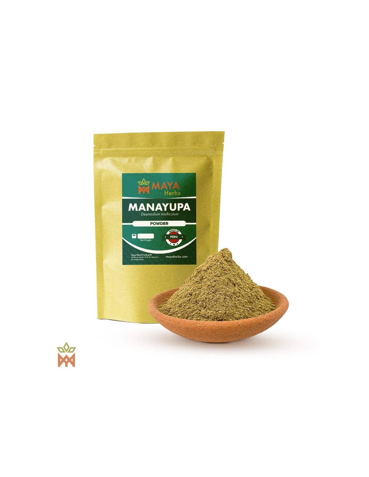 Manayupa aus Peru - Pulverisiertes Kraut, Desmodium molliculum