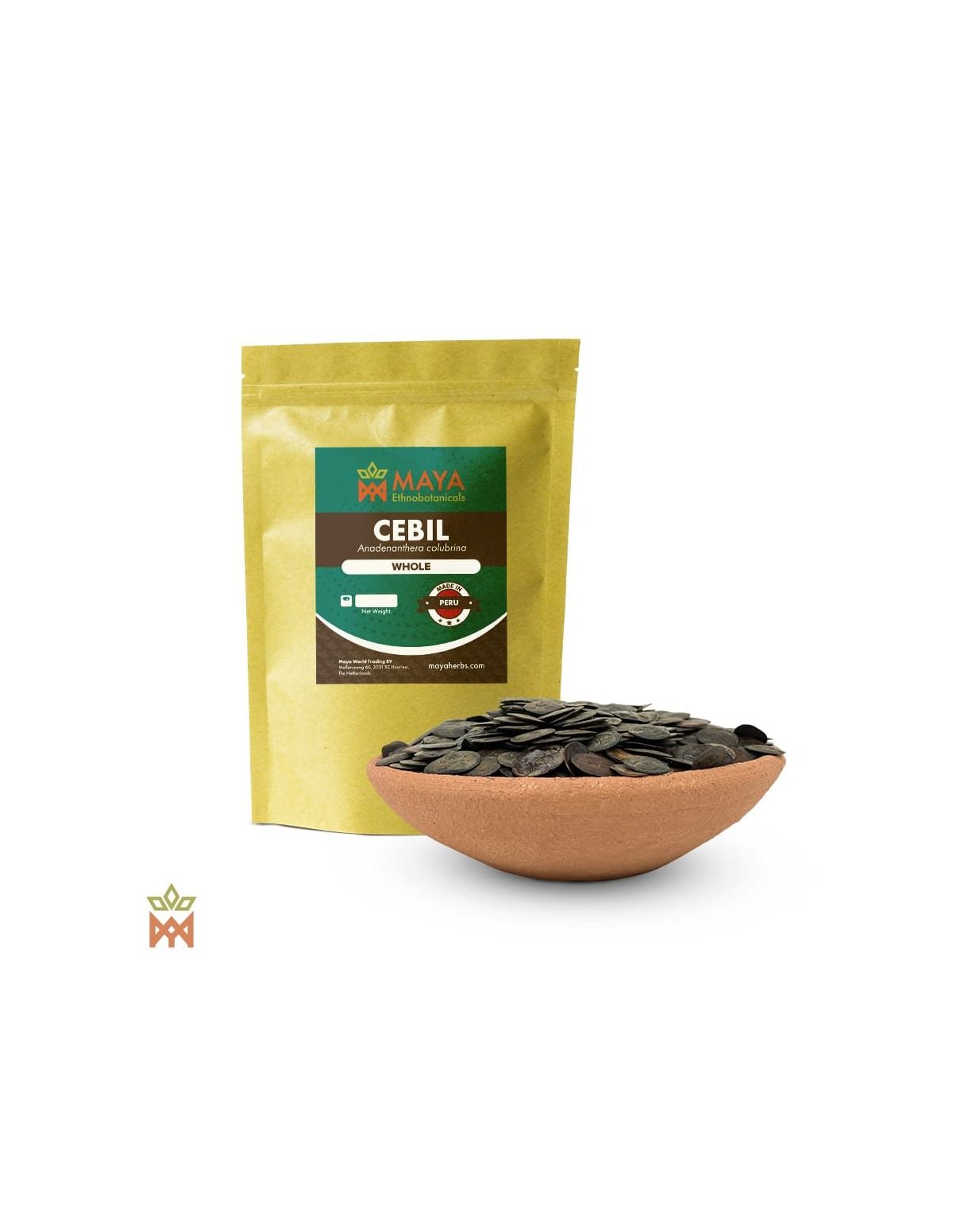 Cebil du Pérou - Graines entières, Anadenanthera colubrina