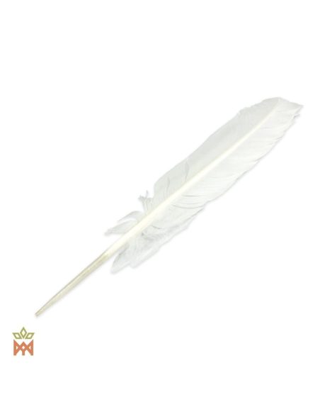Smudging Feather Accessory - Long 28 cm Format