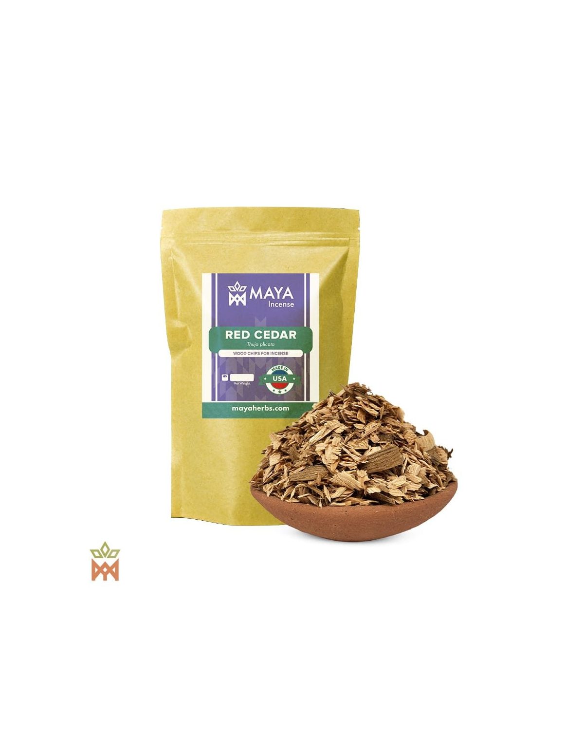 Riesen-Lebensbaum-Holzchips aus Oregon - Zerkleinertes Holz, Thuja plicata