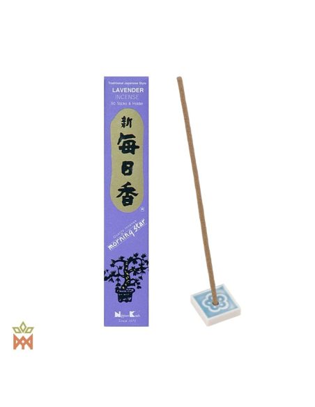 Lavande Morning Star du Japon - Bâtonnets d'encens sans tige