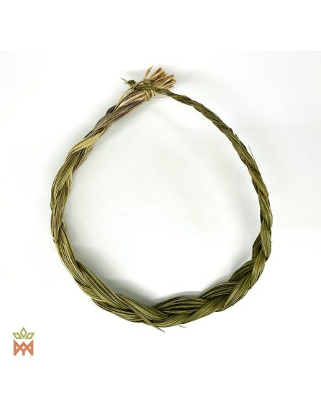 Foin d'odeur américain - Feuilles tressées en fagot, Hierochloe odorata