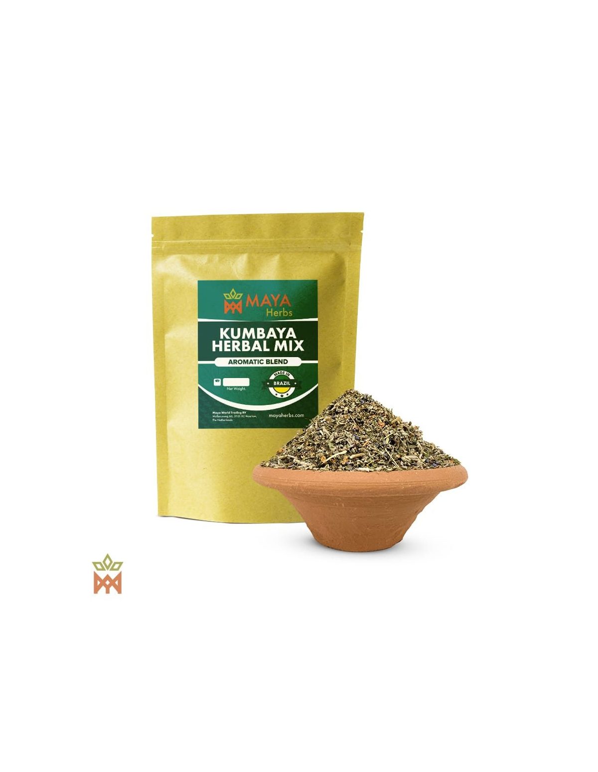 Kumbaya aromatique du Brésil - Mélange d’herbes finement coupées sans tabac