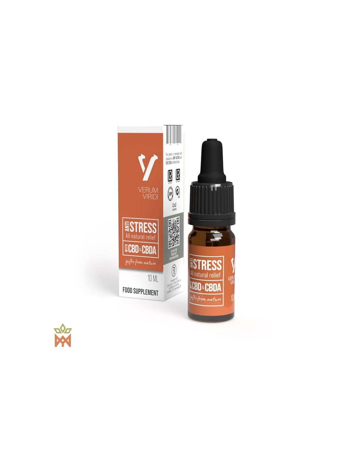 Mélange Verum Viridi à la camomille des Pays-Bas - Huile botanique 10 ml, Cannabidiol