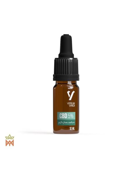 Dutch Verum Viridi CBD - 5% isolate oil in 10 or 30 ml, Cannabidiol