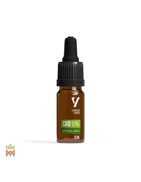 Verum Viridi CBD aus den Niederlanden - 10% Isolatöl in 10 oder 30 ml, Cannabidiol