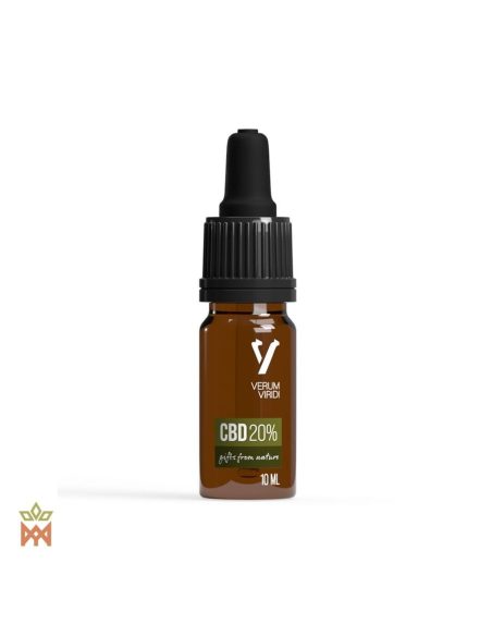 CBD Verum Viridi des Pays-Bas - Huile isolat 20% en 10 ou 30 ml, cannabidiol