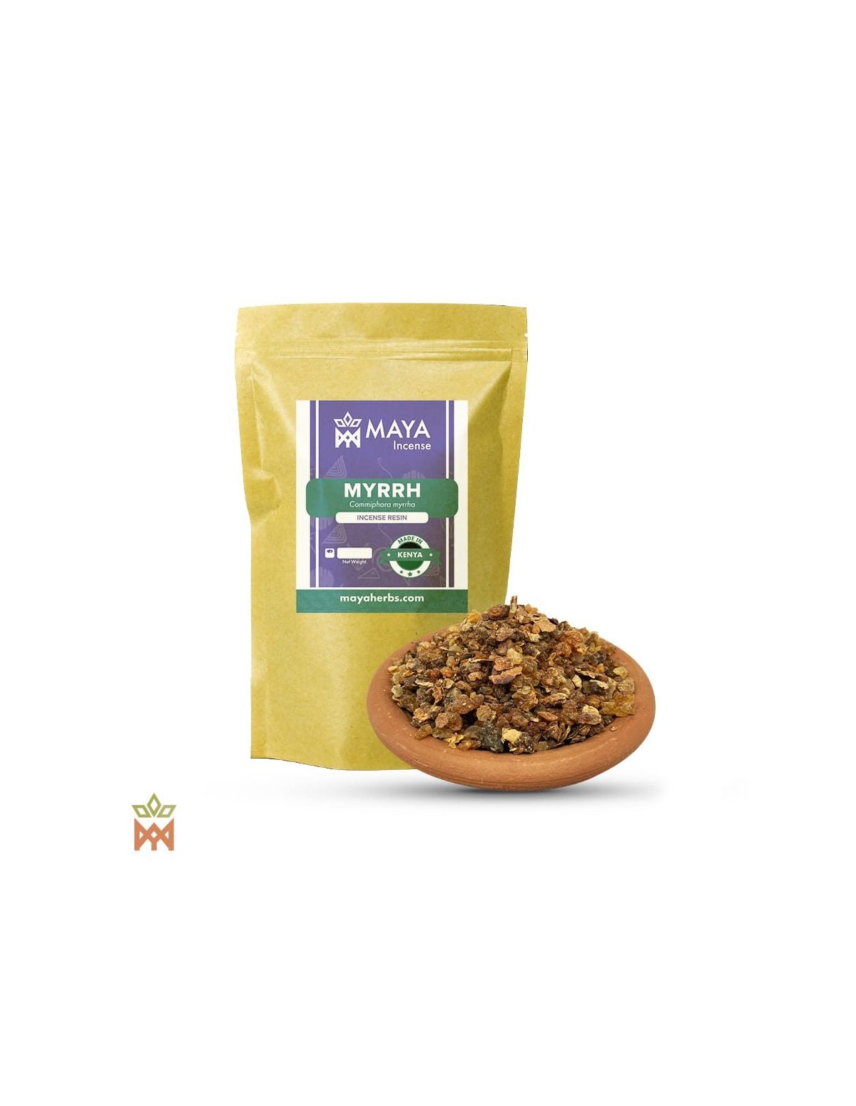 Kenyan Myrrh - Cut Incense Resin, Commiphora myrrha
