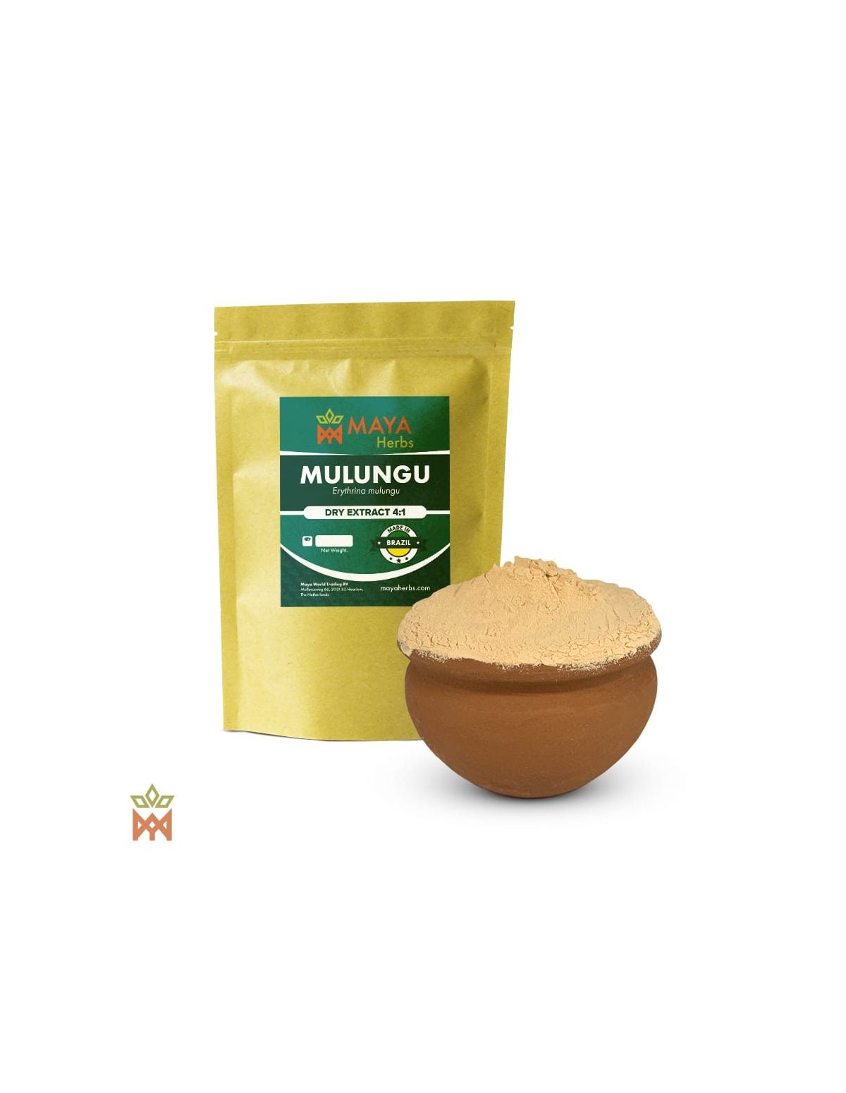 Brazilian Mulungu - 4:1 Dry Bark Extract, Erythrina mulungu