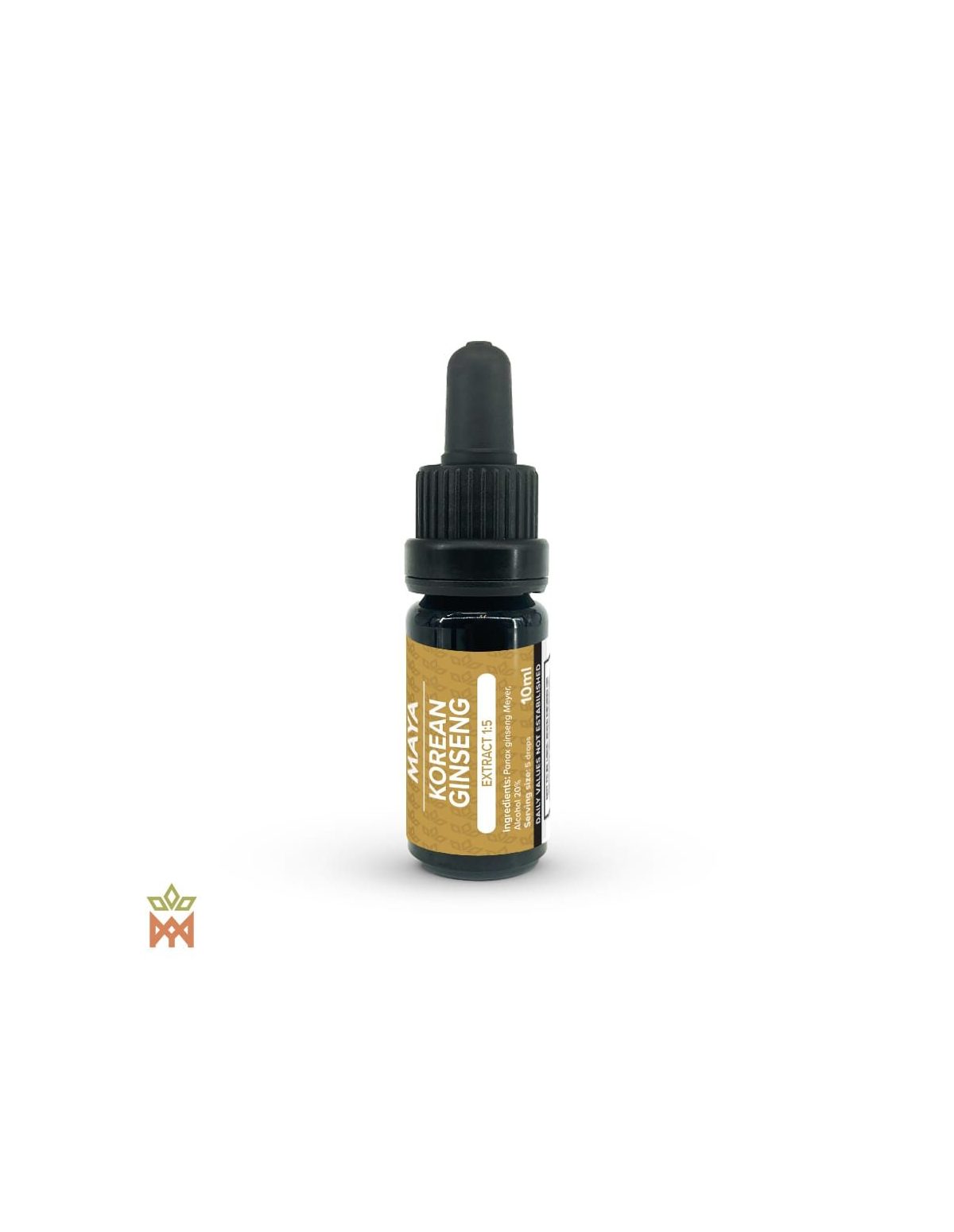 Korean Ginseng from the Netherlands - 1:5 Root Tincture, Panax ginseng