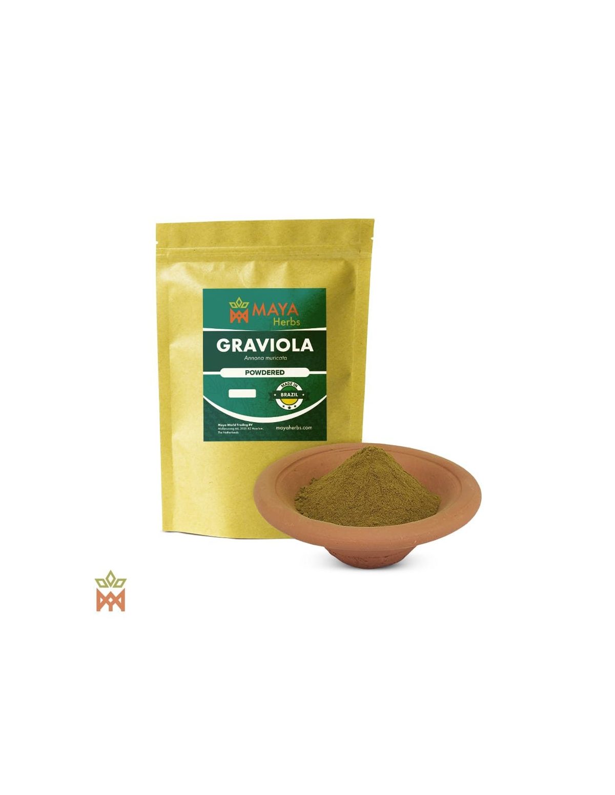 Graviola from South Africa - Powdered Leaf, Annona muricata
