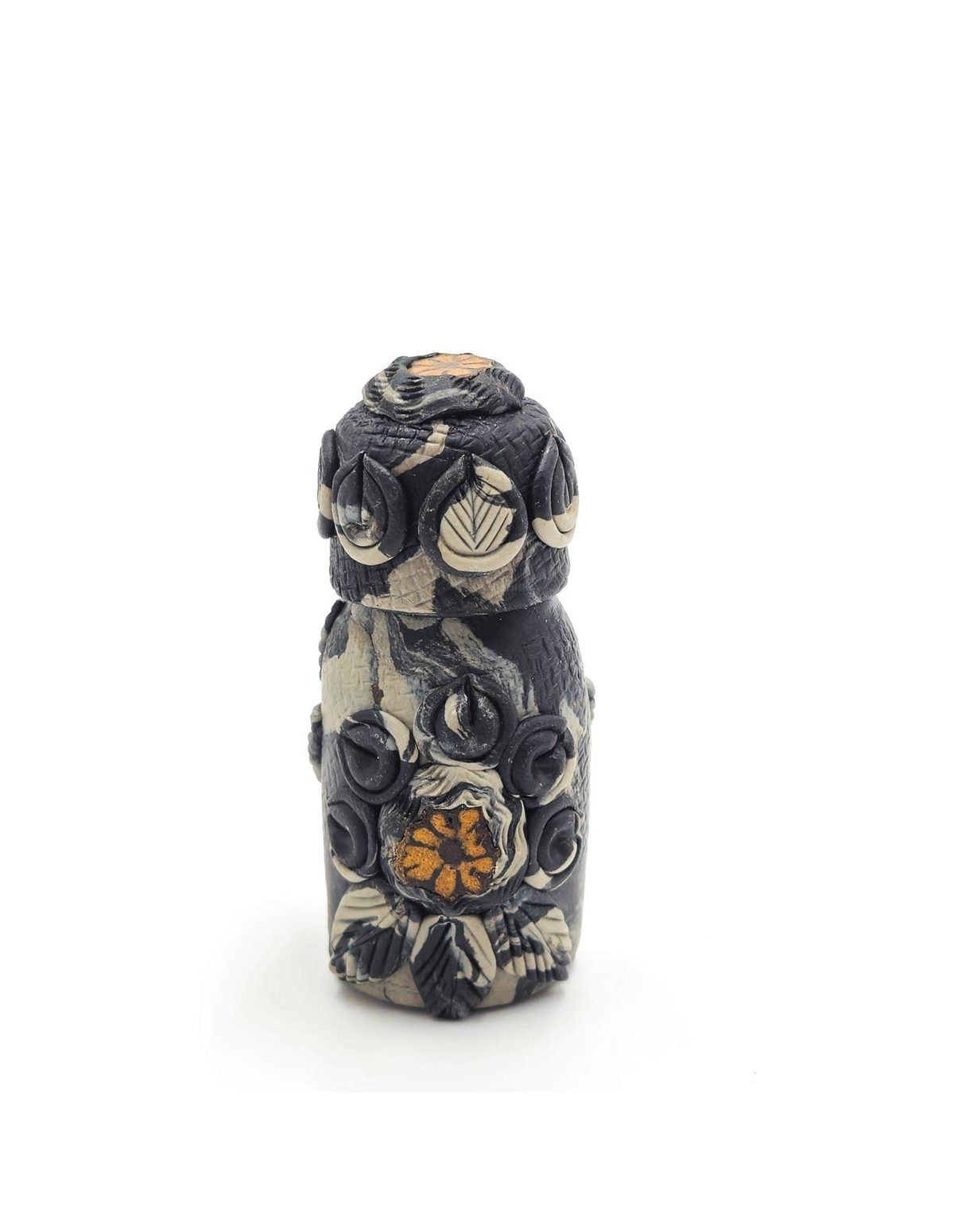 Tete Pawã Rapéh Storage Bottle - 10 ml Dark Glass and Resin