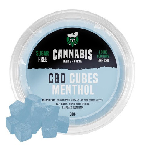 CBH – Cannabis Cubes Menthol, 30 gram