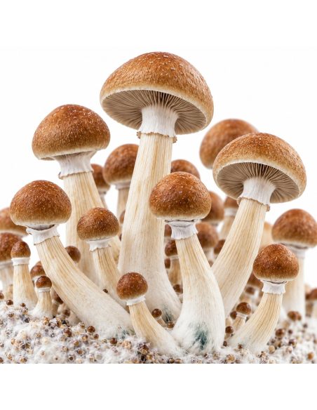 Fresh Mushrooms Grow Kit B+, 1200 ml – detail of caps and stems