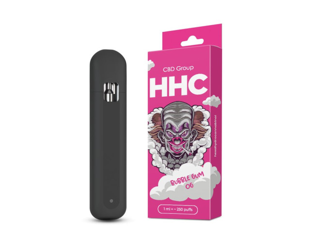 HHC Vape Pen - 0.5ml - 125 Puffs - Bubble Gum OG  - 1