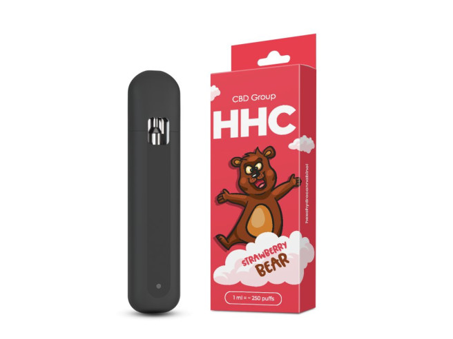 HHC Vape Pen - 0.5ml - 125 Puffs - Strawberry