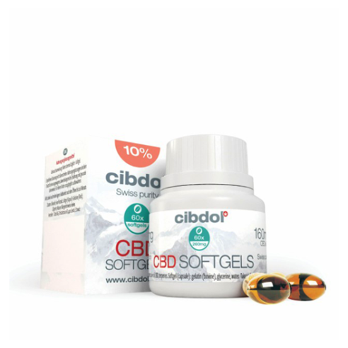 CIBDOL – CBD Softgel Capsules 10%  - 1