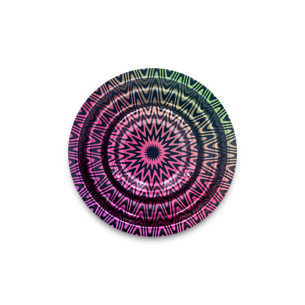Metal Ashtray Trippy 3  (136 mm)  - 1