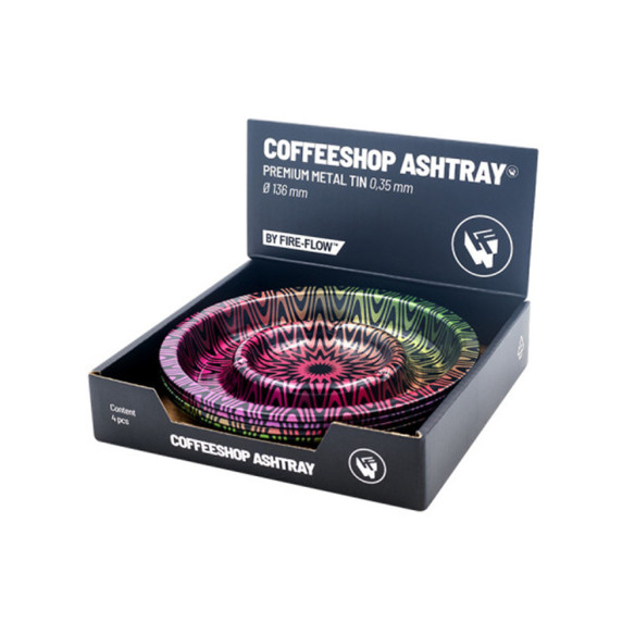 Metal Ashtray Trippy 3  (136 mm)  - 2 Metal Ashtray Trippy 3  (136 mm)  - 2
