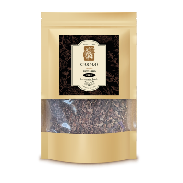 Raw cacao nibs peru ceremonial grade - 200 gram  - 1 Raw cacao nibs peru ceremonial grade - 200 gram  - 1