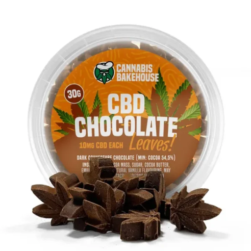 CBH – CBD Cannabis Chocolate Leaves- 30 gr  - 1