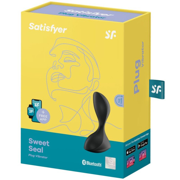 SATISFYER - SWEET SEAL VIBRATING PLUG APP  - 4 SATISFYER - SWEET SEAL VIBRATING PLUG APP  - 4