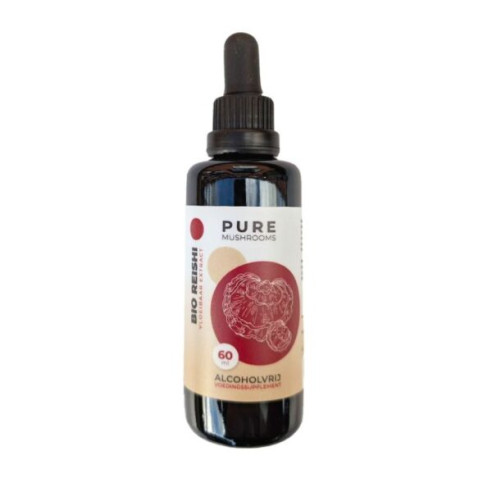 Pure – Reishi Paddenstoelen Extract Alcoholvrij Bio (Pure Mushrooms) 60ml  - 1