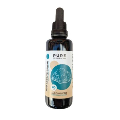 Pure – Lion’s Mane Paddenstoelen Extract Alcoholvrij Bio (Pure Mushrooms) 60ml  - 1