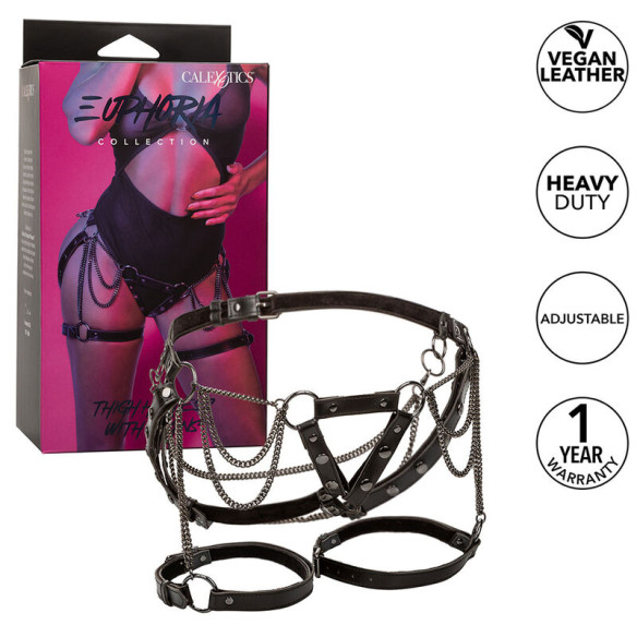 CALEXOTICS - EUPHORIA MULTICHAIN THIGH HARNESS PREMIUM  - 1 CALEXOTICS - EUPHORIA MULTICHAIN THIGH HARNESS PREMIUM  - 1