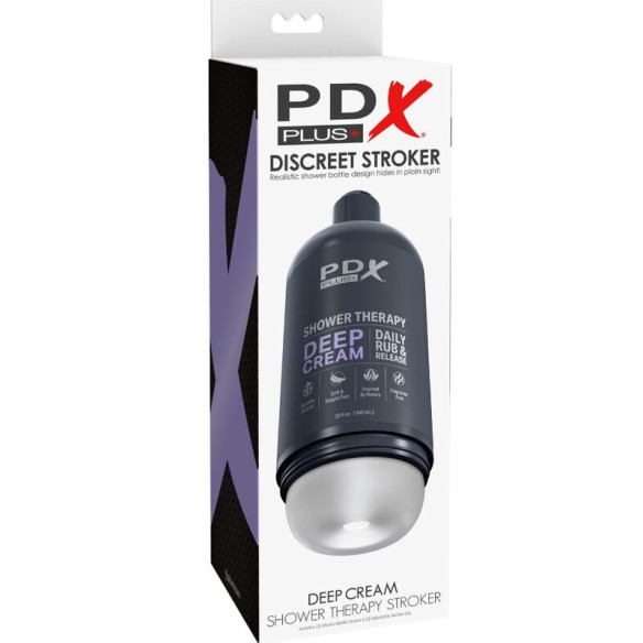 PDX PLUS - STROKER MASTURBATOR DISCREET DEEP CREAM SHAMPOO BOTTLE DESIGN  - 2 PDX PLUS - STROKER MASTURBATOR DISCREET DEEP CREAM SHAMPOO BOTTLE DESIGN  - 2