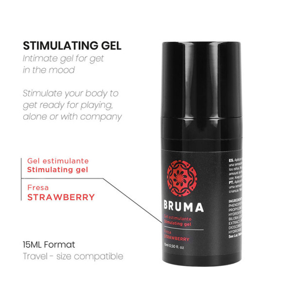 BRUMA - STRAWBERRY FLAVOR INTENSIFYING BALM 15 ML  - 3 BRUMA - STRAWBERRY FLAVOR INTENSIFYING BALM 15 ML  - 3