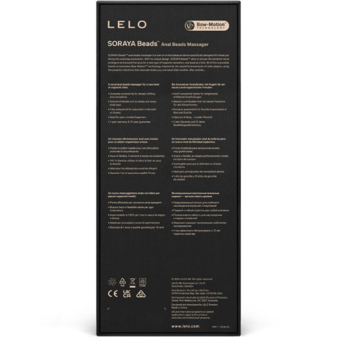 LELO - SORAYA BEADS BLACK ANAL MASSAGER  - 2